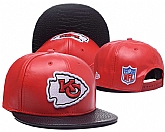 Chiefs Team Logo Red Leather Hat GS,baseball caps,new era cap wholesale,wholesale hats
